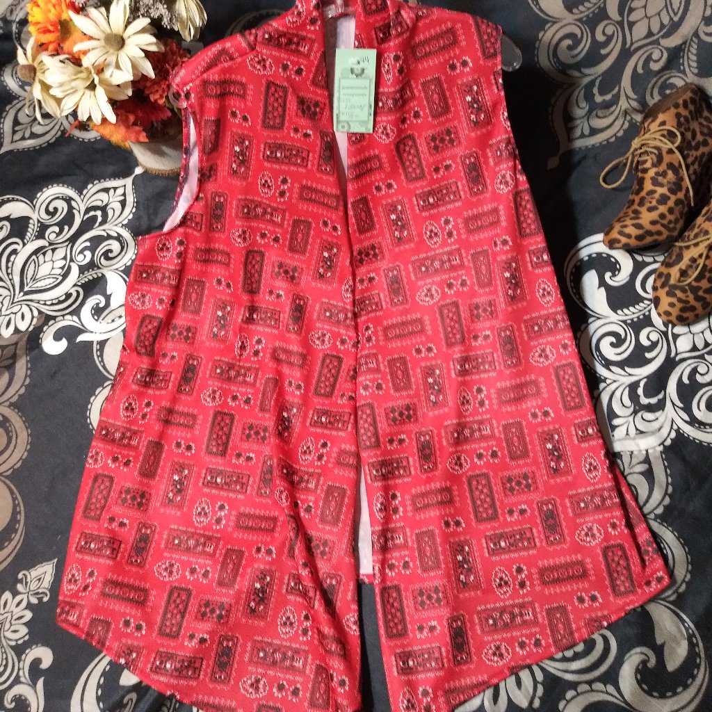 694 Jeaniemade Size Xlarge Vest 694 Jeaniemade Size Xlarge Vest